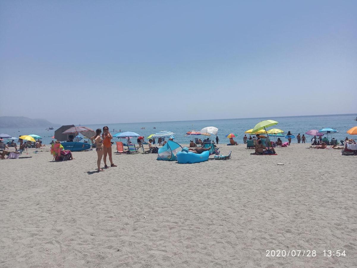 Apartmán Nerja 1ª Linea De Playa De Burriana , Terraza Grande Al Mar Exteriér fotografie