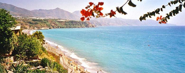 Apartmán Nerja 1ª Linea De Playa De Burriana , Terraza Grande Al Mar Exteriér fotografie